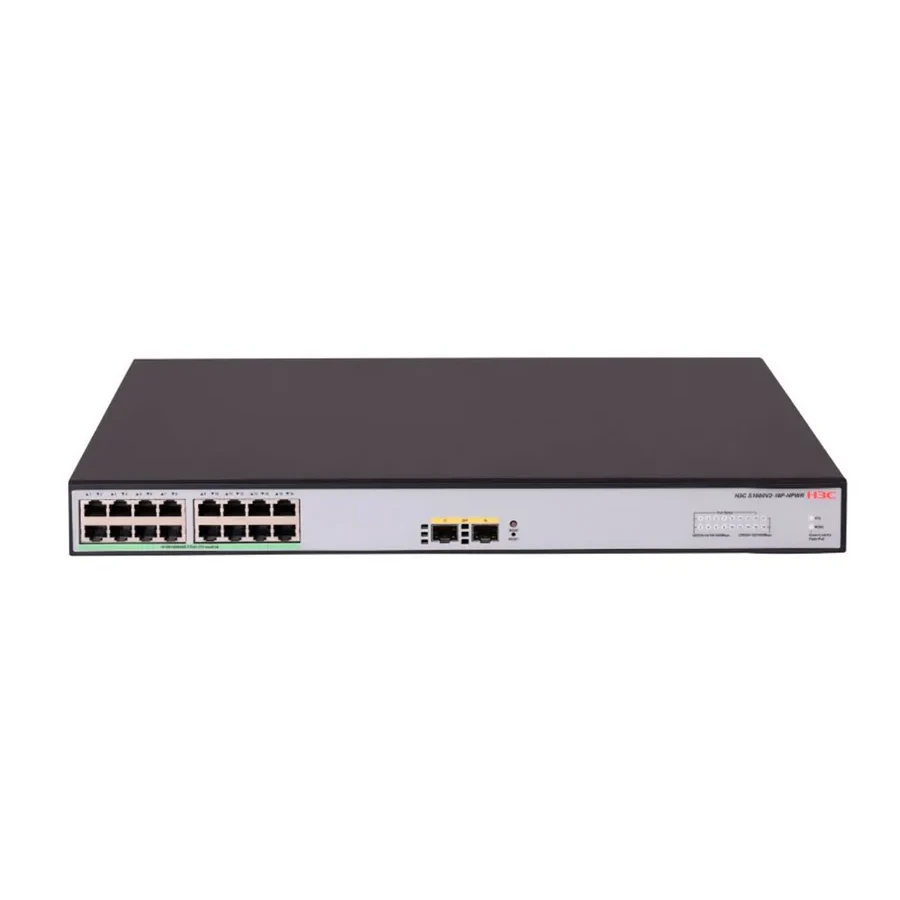 Коммутатор H3C LS-1600V2-18P-HPWR-GL, PoE, 240W