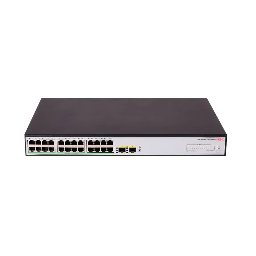 Коммутатор H3C LS-1600V2, 24x1G PoE+, 2x1G SFP