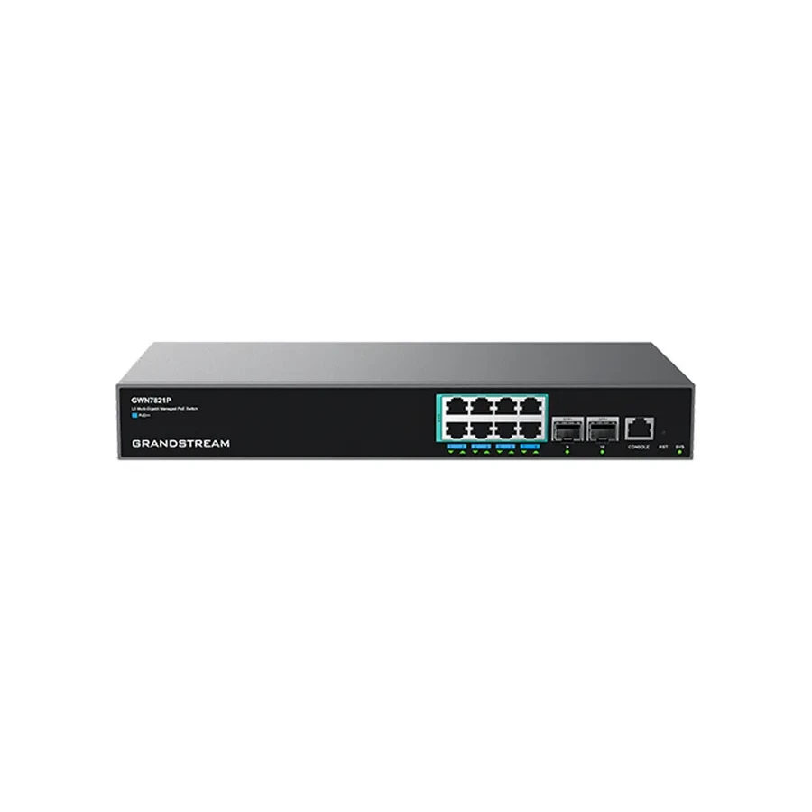 Коммутатор Grandstream GWN7821P, 8x2.5G, 2x10G SFP+