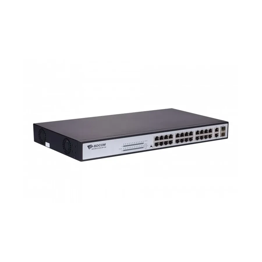Коммутатор BDCOM S1226-24P PoE, 24 портов