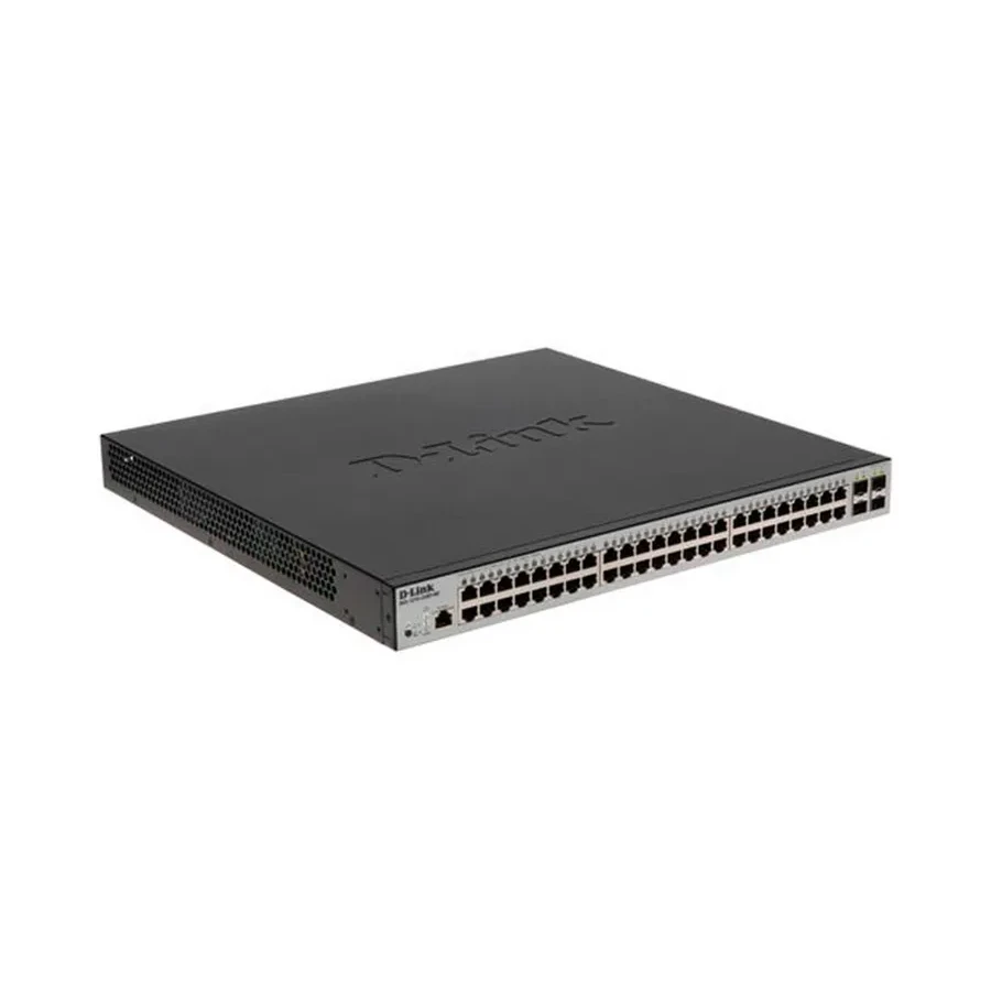 Коммутатор D-Link DGS-1210-52MP PoE, 48 портов