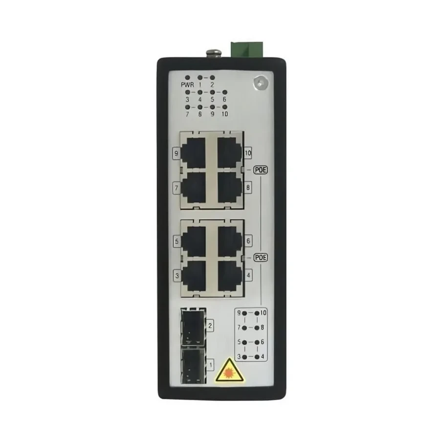 Коммутатор Hikvision DS-3T0510P, 8xGigabit PoE