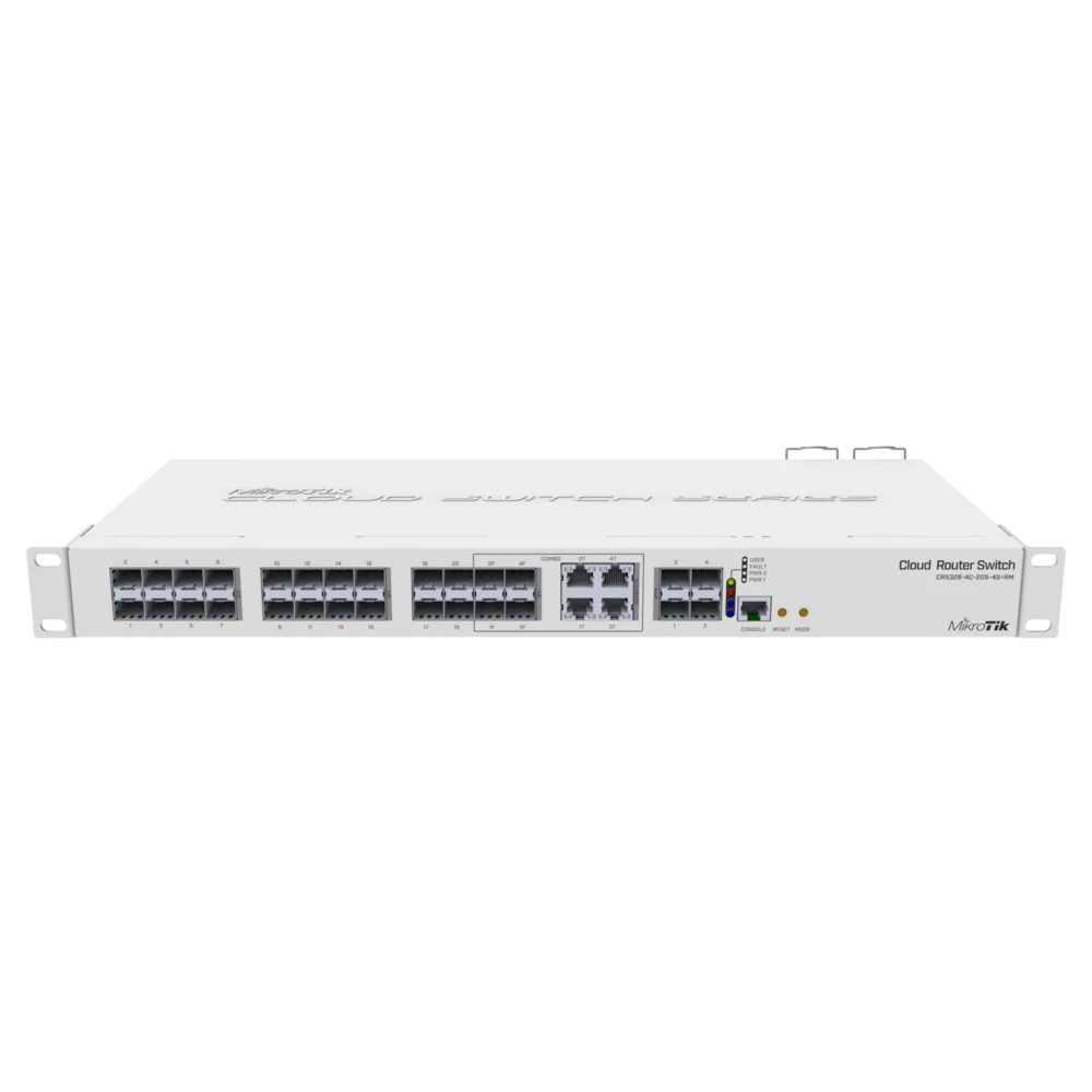 Коммутатор MikroTik CRS328-4C-20S-4S+RM, 20 SFP, 4 Combo