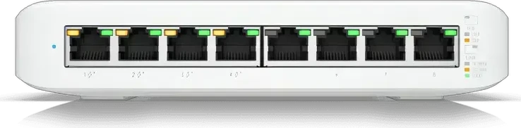 Коммутатор Ubiquiti UniFi Switch Lite 8, 8xGbE, 4xPoE, 52W — 2