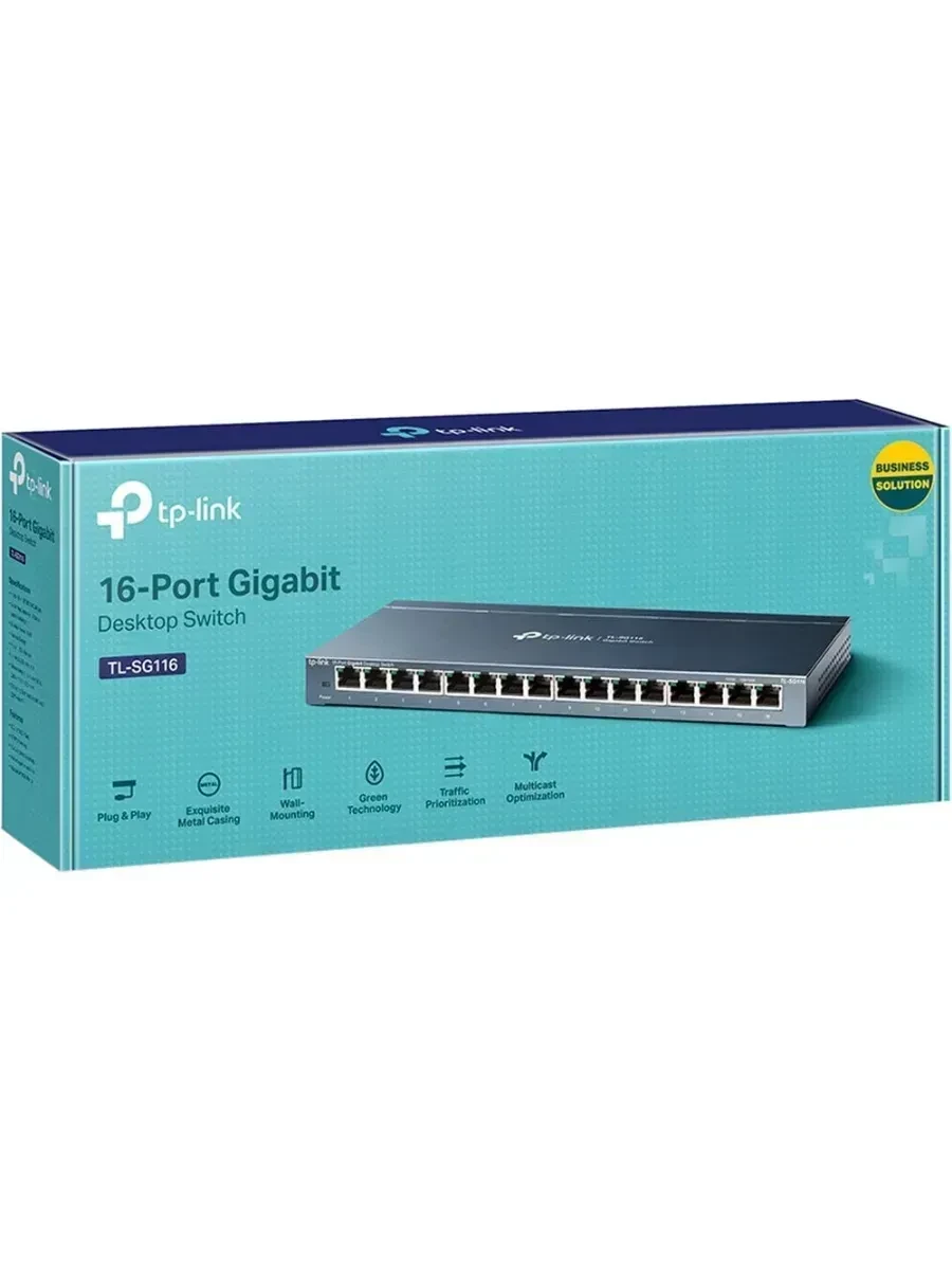 Коммутатор TP-Link TL-SG116 GbE 16-портовый — 4