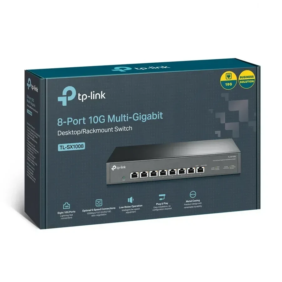 Коммутатор 10GE 8-портовый Tp-Link TL-SX1008 — 5