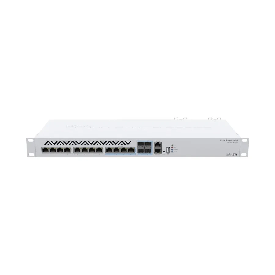 Коммутатор MikroTik CRS312-4C+8XG-RM, управляемый