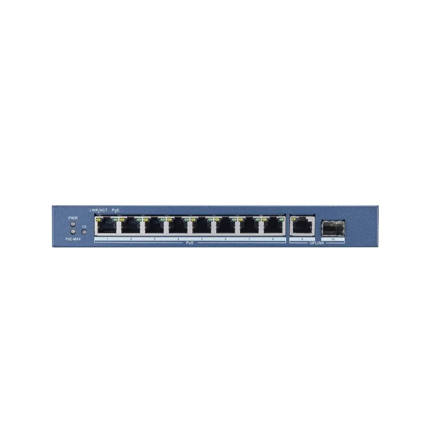 Коммутатор Hikvision DS-3E0510P-E/M(B), PoE — 2