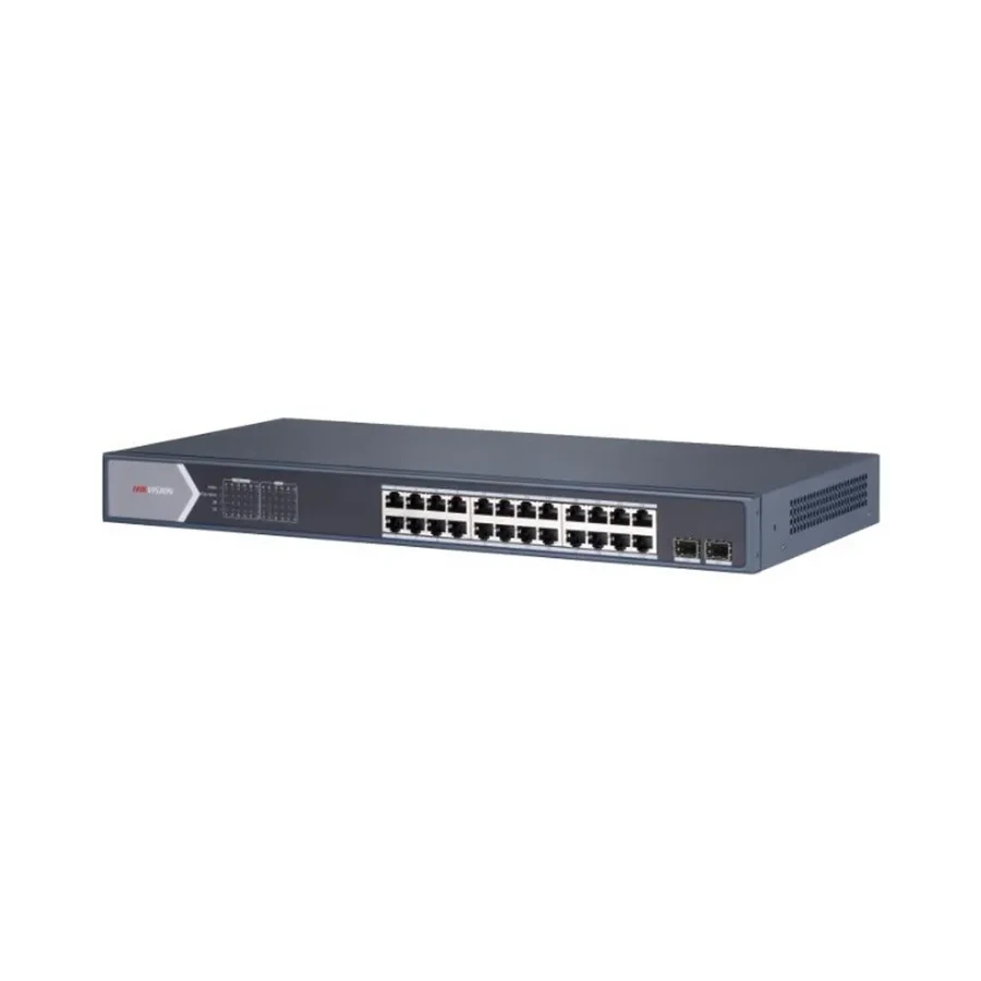 Коммутатор Hikvision DS-3E0526P-E(B), 24 портов