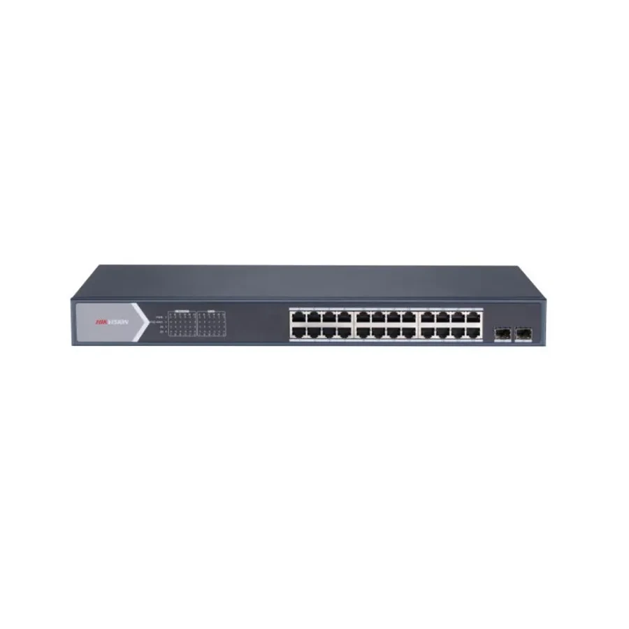 Коммутатор Hikvision DS-3E0526P-E(B), 24 портов — 2