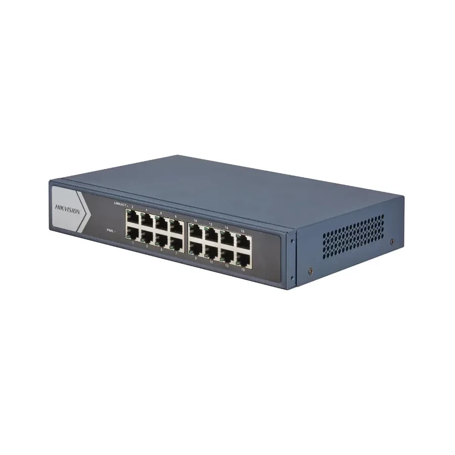 Коммутатор Hikvision DS-3E0516-E(c), 16 портов