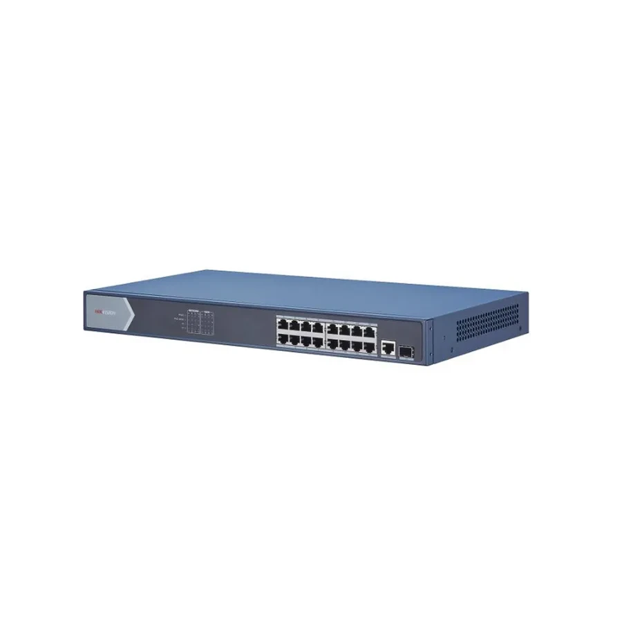 Коммутатор Hikvision DS-3E0518P-E(B), 18 портов