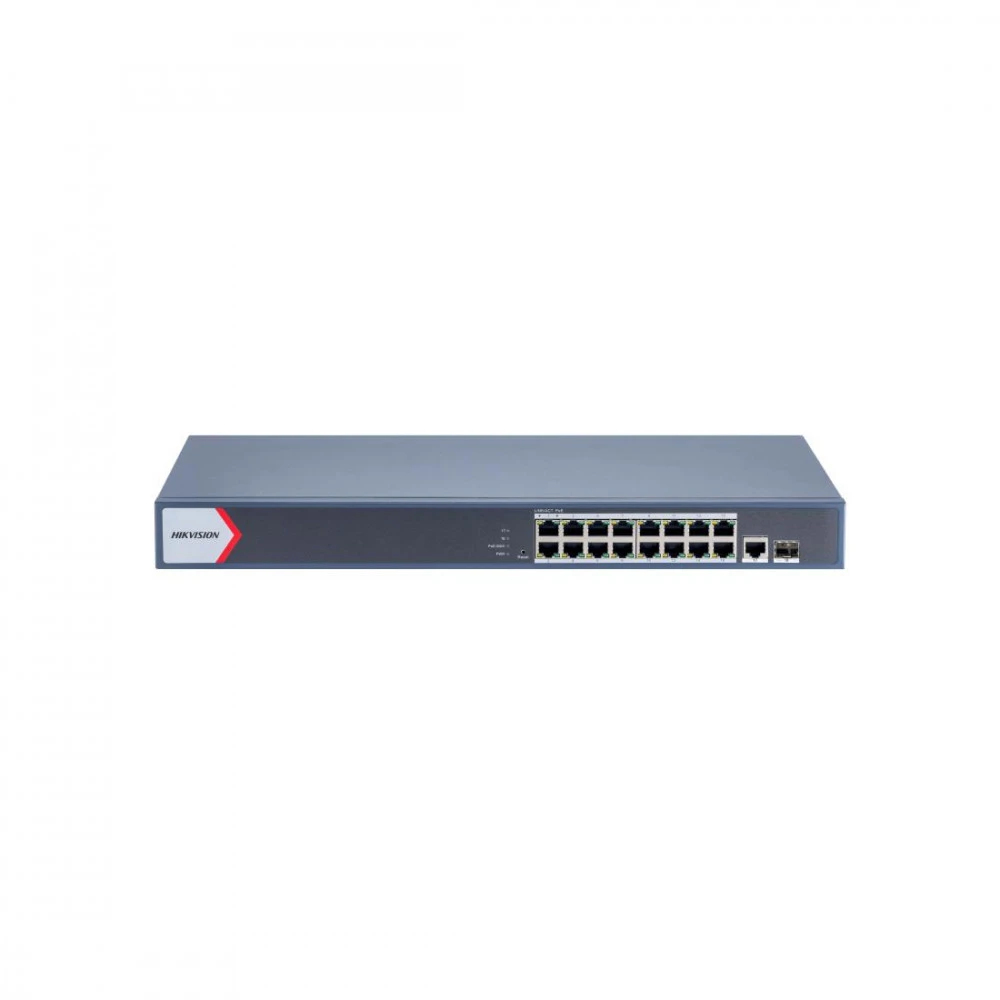 Коммутатор Hikvision DS-3E1518P-EI V2, 18 портов