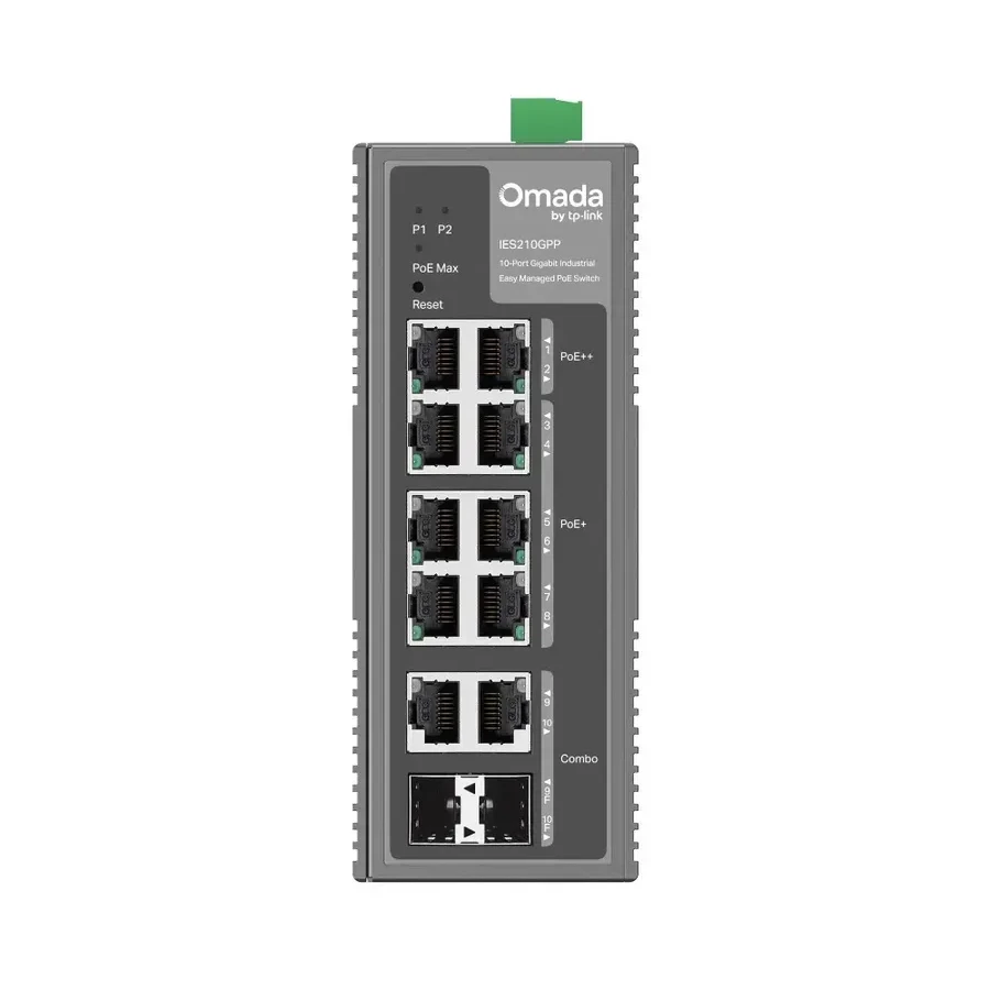 Коммутатор TP-Link Omada IES210GPP PoE+, 10 портов