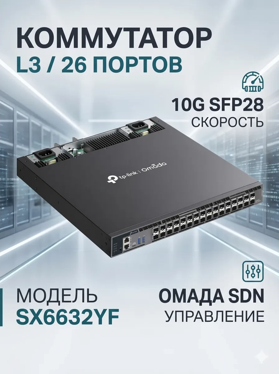 Коммутатор управляемый оптический SX6632YF