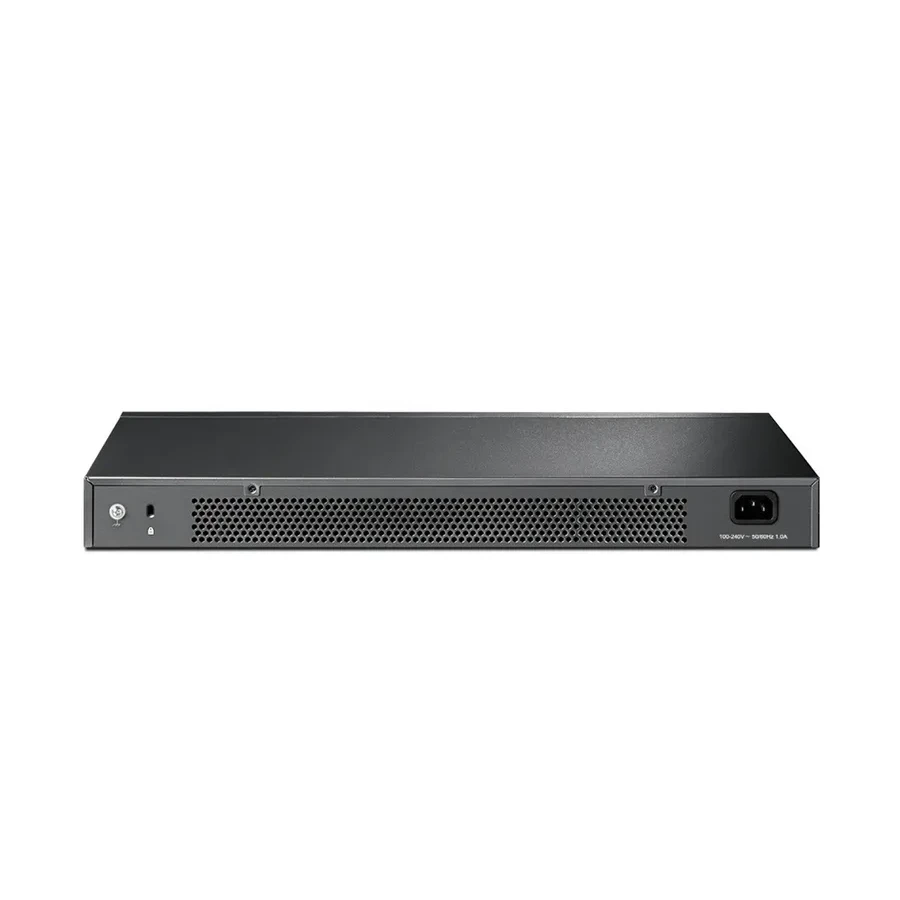 Omada 48-портовый гигабитный управляемый коммутатор L2+ с 4 слотами SFP
Порты: 48 × гигабитных портов RJ45, 4 × гигабитных SFP слота, 1 × консольный порт RJ45/Micro-USB
Спецификация: металлический корпус, монтаж в стойку 19"
Особенности: интеграция с конт — 3