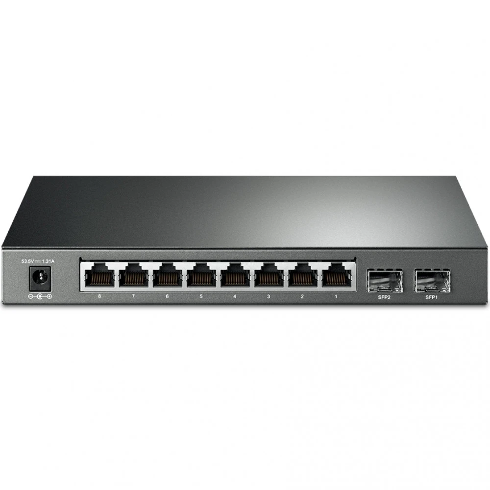 Коммутатор PoE+ Smart GbE Tp-Link SG2210P, 8 портов, 2 SFP — 4