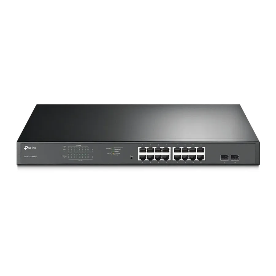 Смартуправляемый коммутатор PoE+ GbE 18-портовый Tp-Link TL-SG1218MPE