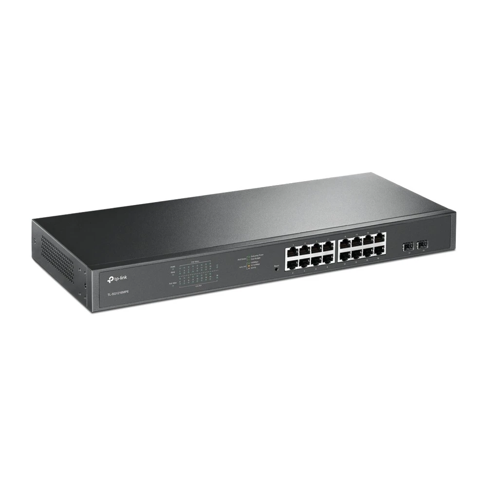 Смартуправляемый коммутатор PoE+ GbE 18-портовый Tp-Link TL-SG1218MPE — 5