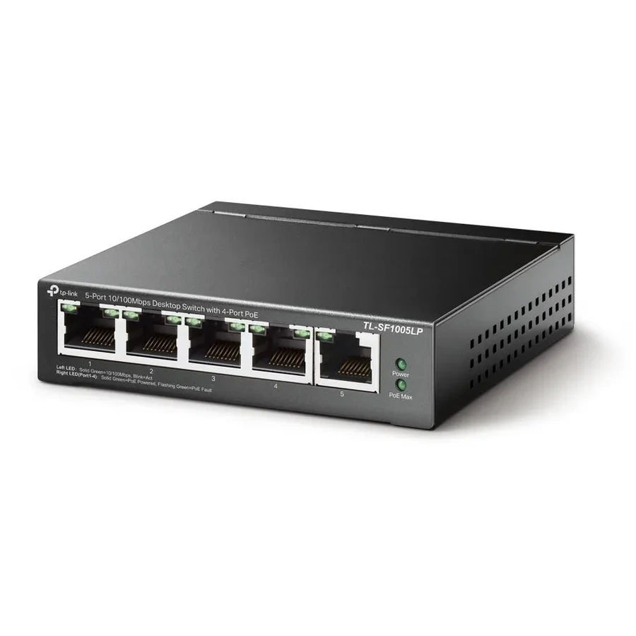 Коммутатор PoE Tp-Link TL-SF1005LP, 5 портов 10/100M — 2