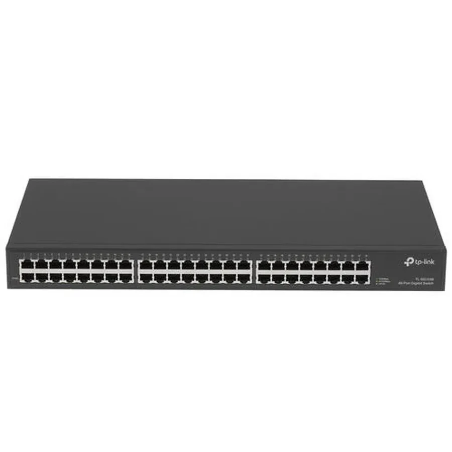 48-портовый гигабитный коммутатор, 48 портов RJ45 10/100/1000 Мбит/с, 1U 19-дюймовый монтируемый в стойку стальной корпус