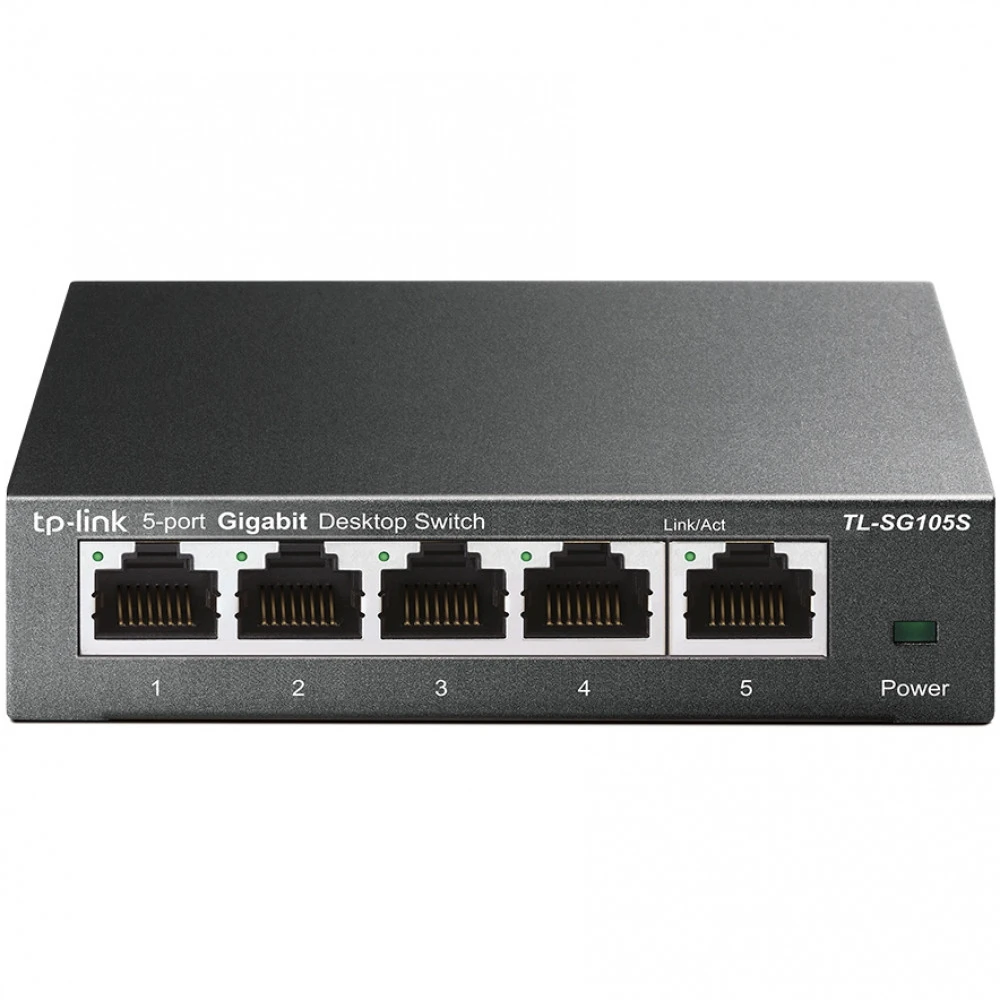 5-портовый неуправляемый гигабитный коммутатор 
Порты: 8× гигабитных RJ45 портов
Параметры: стальной корпус, настольное исполнение
Функции: Plug and Play — 2