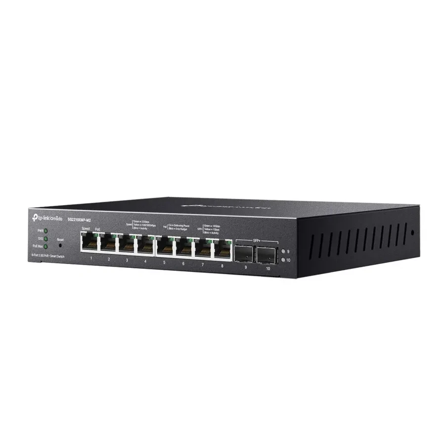 Коммутатор PoE+ Smart 2,5GbE 10-портовый Tp-Link SG2210XMP-M2 — 2