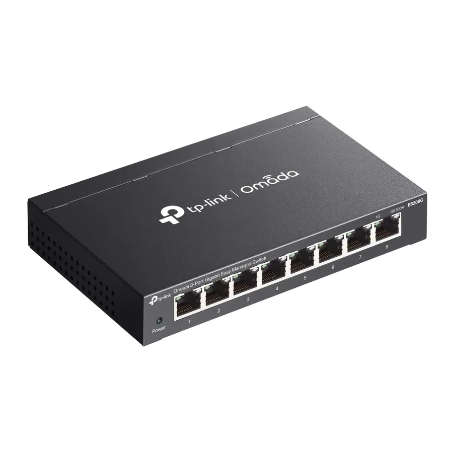 Коммутатор PoE+ GbE Easy Managed 8-портовый TP-Link Omada ES208GP — 5