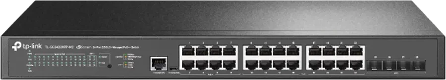 Коммутатор PoE++ управляемый 2.5 GbE 28-портовый Tp-Link SG3428XPP-M2