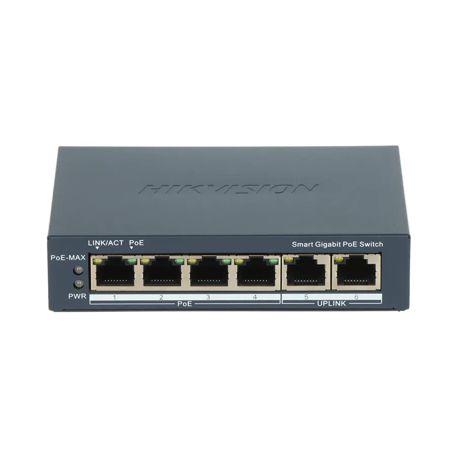 Коммутатор Hikvision DS-3E1506P-EI/M-4P1T1F — 2