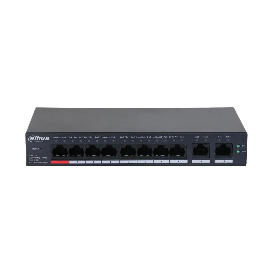 Коммутатор Dahua DH-CS4010-8ET2GT-110 — 2