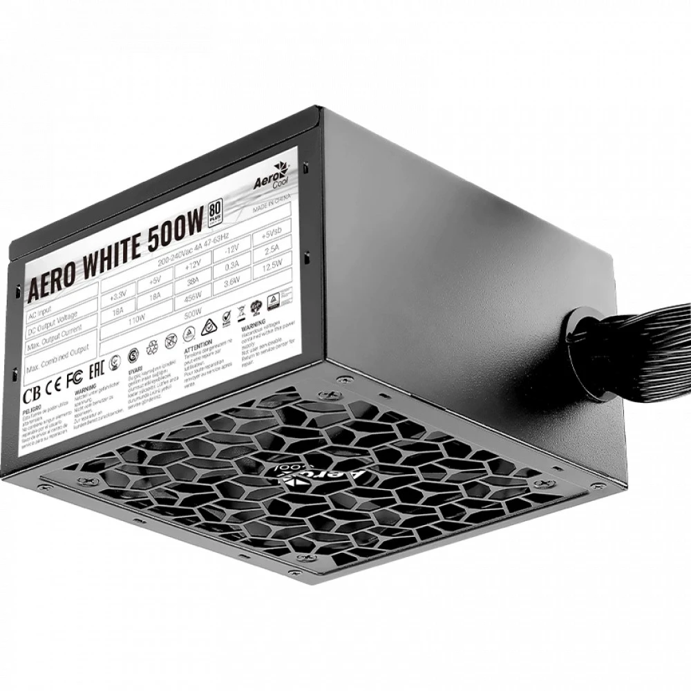 Блок питания ATX 500 W AeroCool Aero White — 4