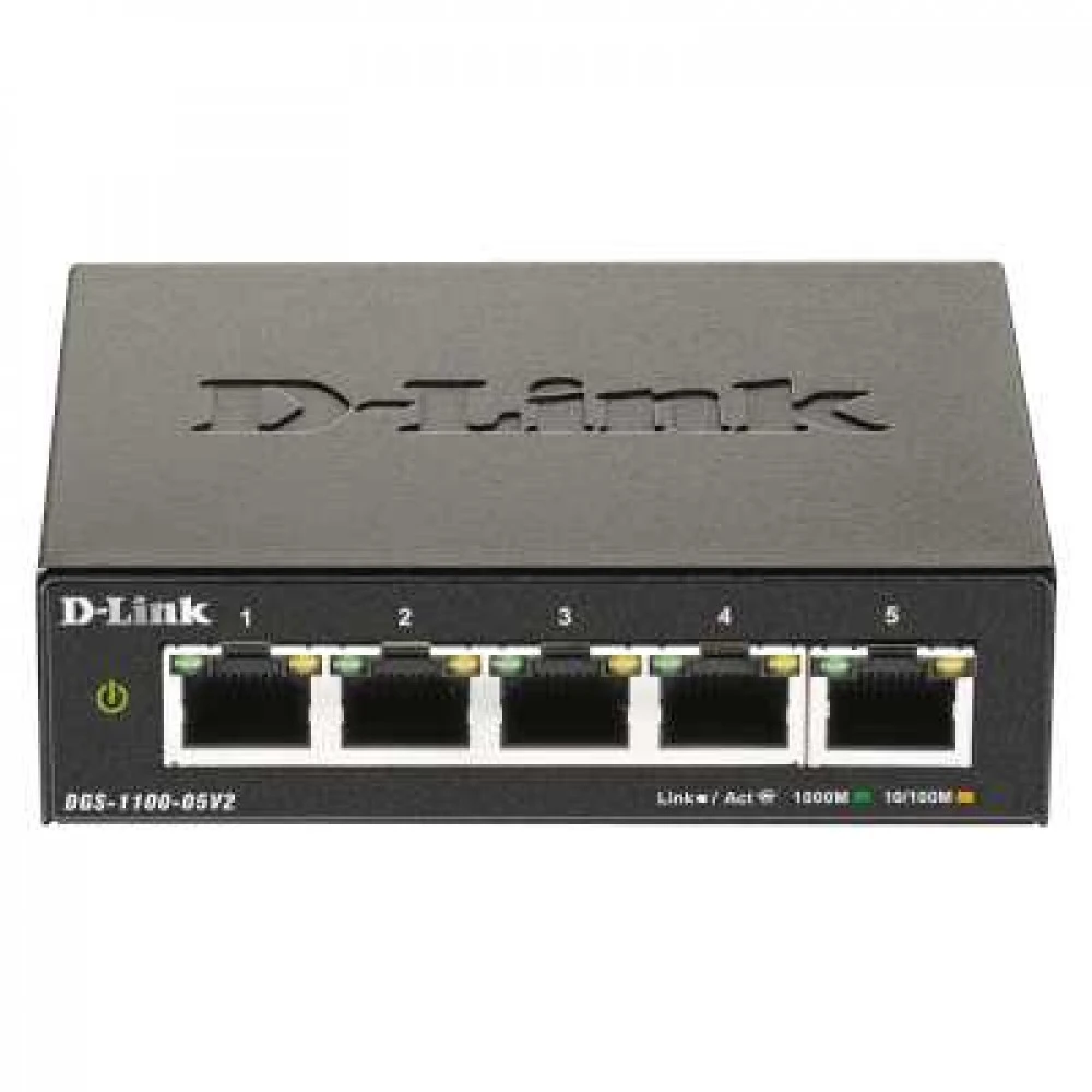 Коммутатор D-Link DGS-1100-05V2, 5 портов, L2 — 4