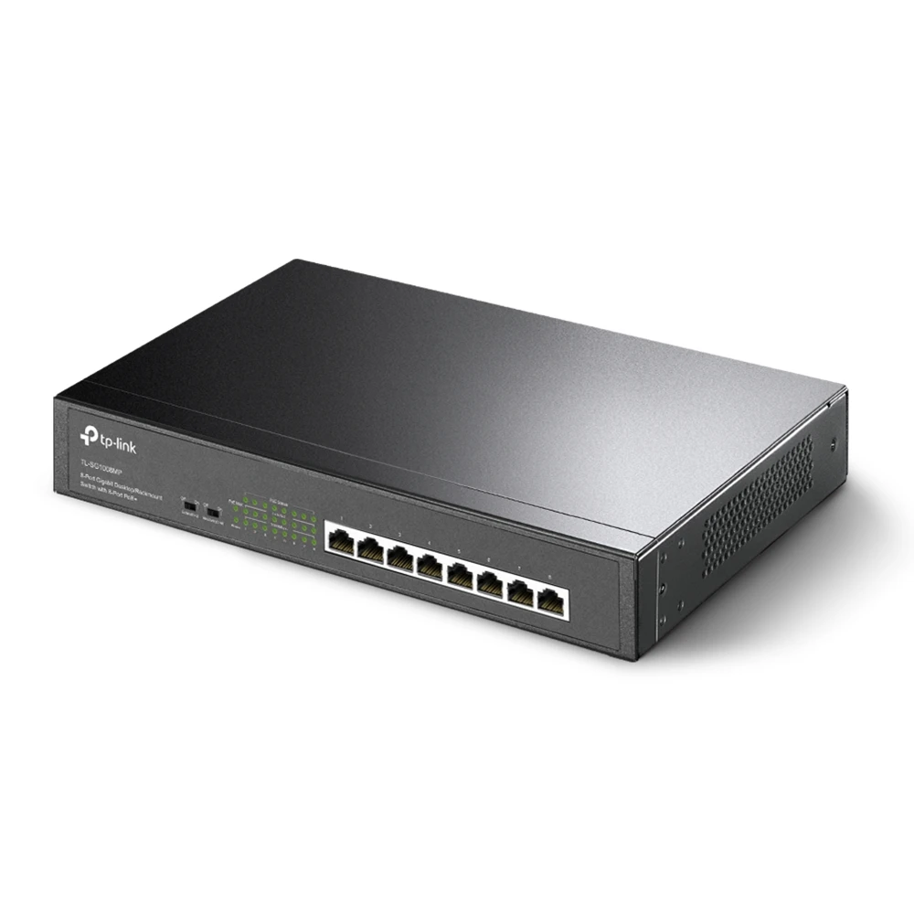 Коммутатор PoE+ GbE Tp-Link TL-SG1008MP, 8 портов — 3