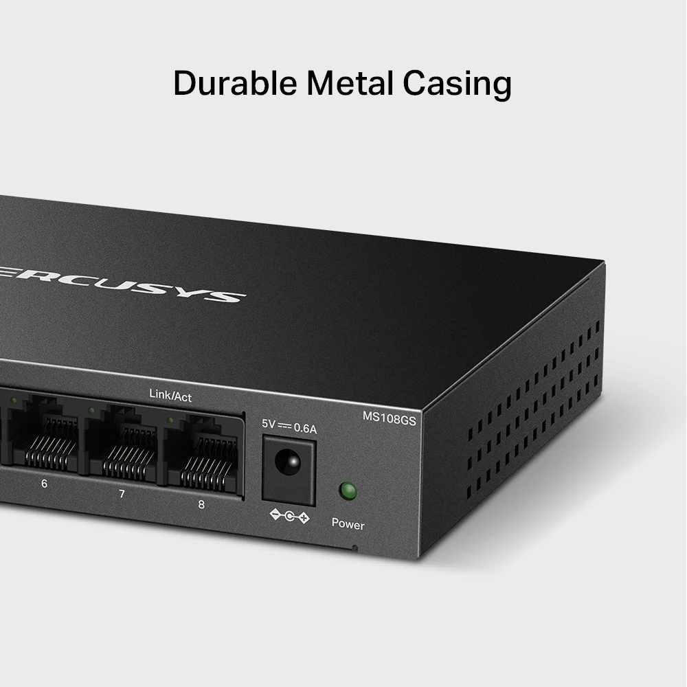 Коммутатор 8 port Mercusys MS108GS — 5