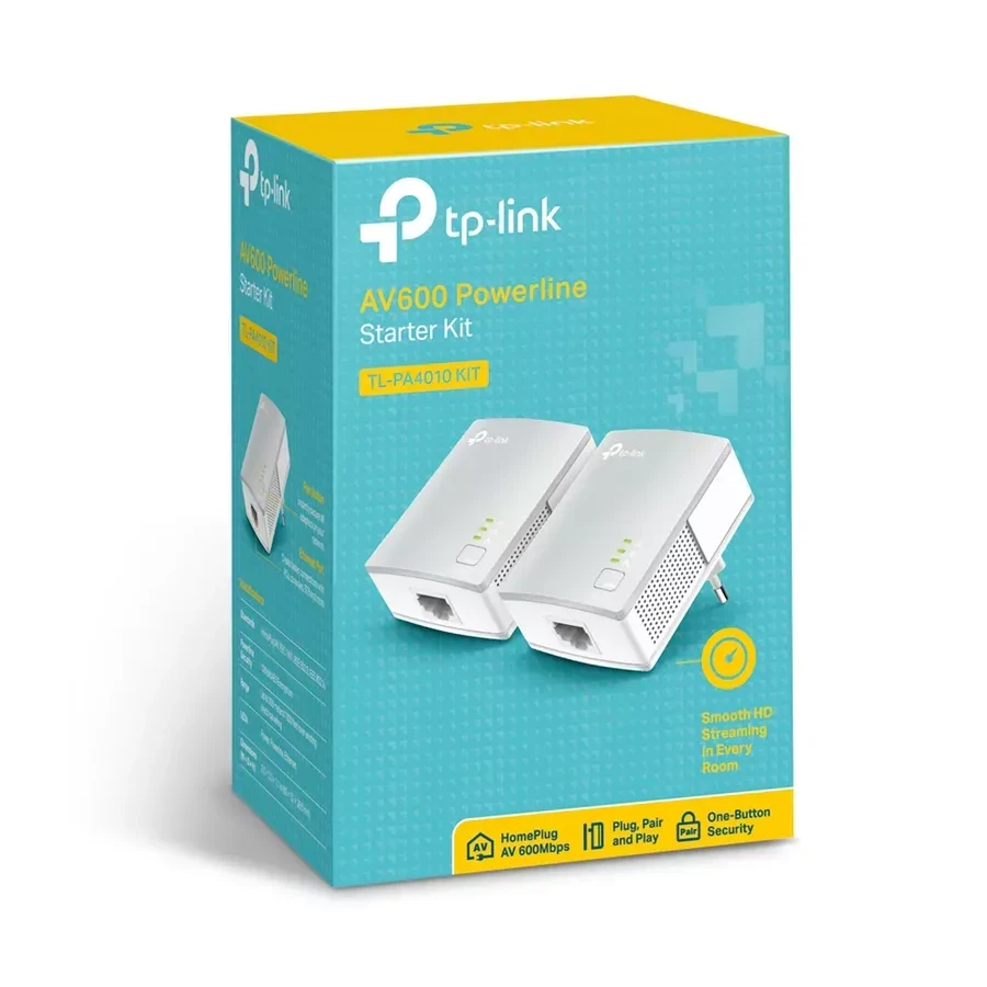 Сетевой адаптер Tp-Link TL-PA4010KIT Powerline AV500 — 3