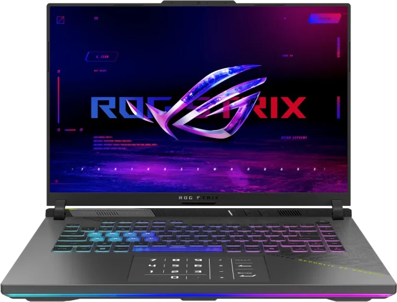 Ноутбук Asus 90NR0KW8-M007K0 ROG Strix G G614PM-S5138 WQXGA(2560x1600) IPS 240Hz/ up to 5.3GHz (16C)/ / /NVIDIA GeForce RTX5060 8GB/Wi-Fi 6E/BT5.3/1080P FHD Camera/RGB Backlit PerKey/NoOS/1Y/Volt Green, AMD Ryzen 9 8940HX, 16 ГБ, 512 ГБ, 16"