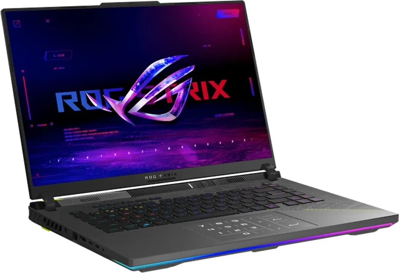 Ноутбук Asus 90NR0KW8-M007K0 ROG Strix G G614PM-S5138 WQXGA(2560x1600) IPS 240Hz/ up to 5.3GHz (16C)/ / /NVIDIA GeForce RTX5060 8GB/Wi-Fi 6E/BT5.3/1080P FHD Camera/RGB Backlit PerKey/NoOS/1Y/Volt Green, AMD Ryzen 9 8940HX, 16 ГБ, 512 ГБ, 16" — 2