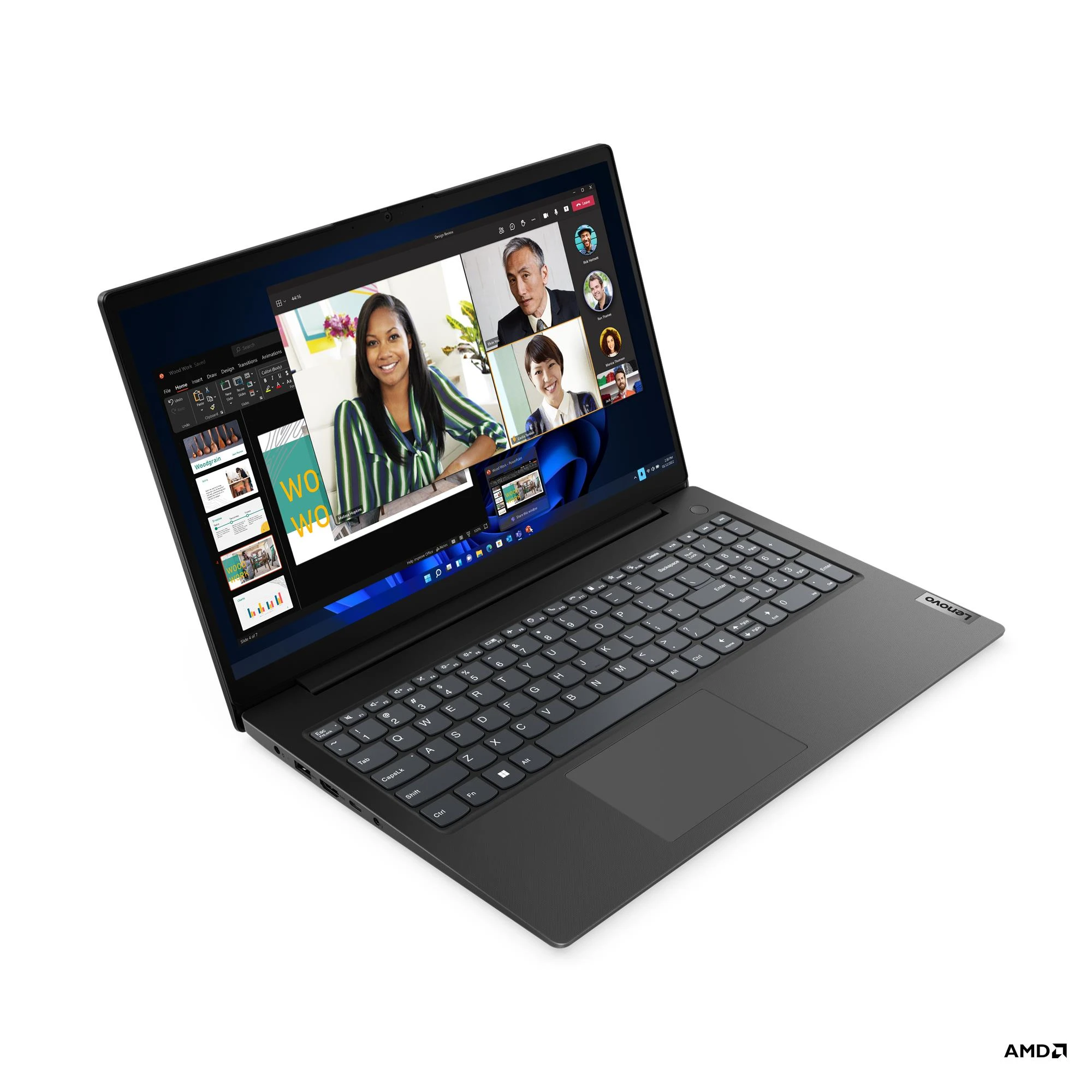 Ноутбук Lenovo V G4 AMN Ryzen 5 SSD Win11, AMD Ryzen 5 7520U, 16 ГБ, 512 ГБ, 15"