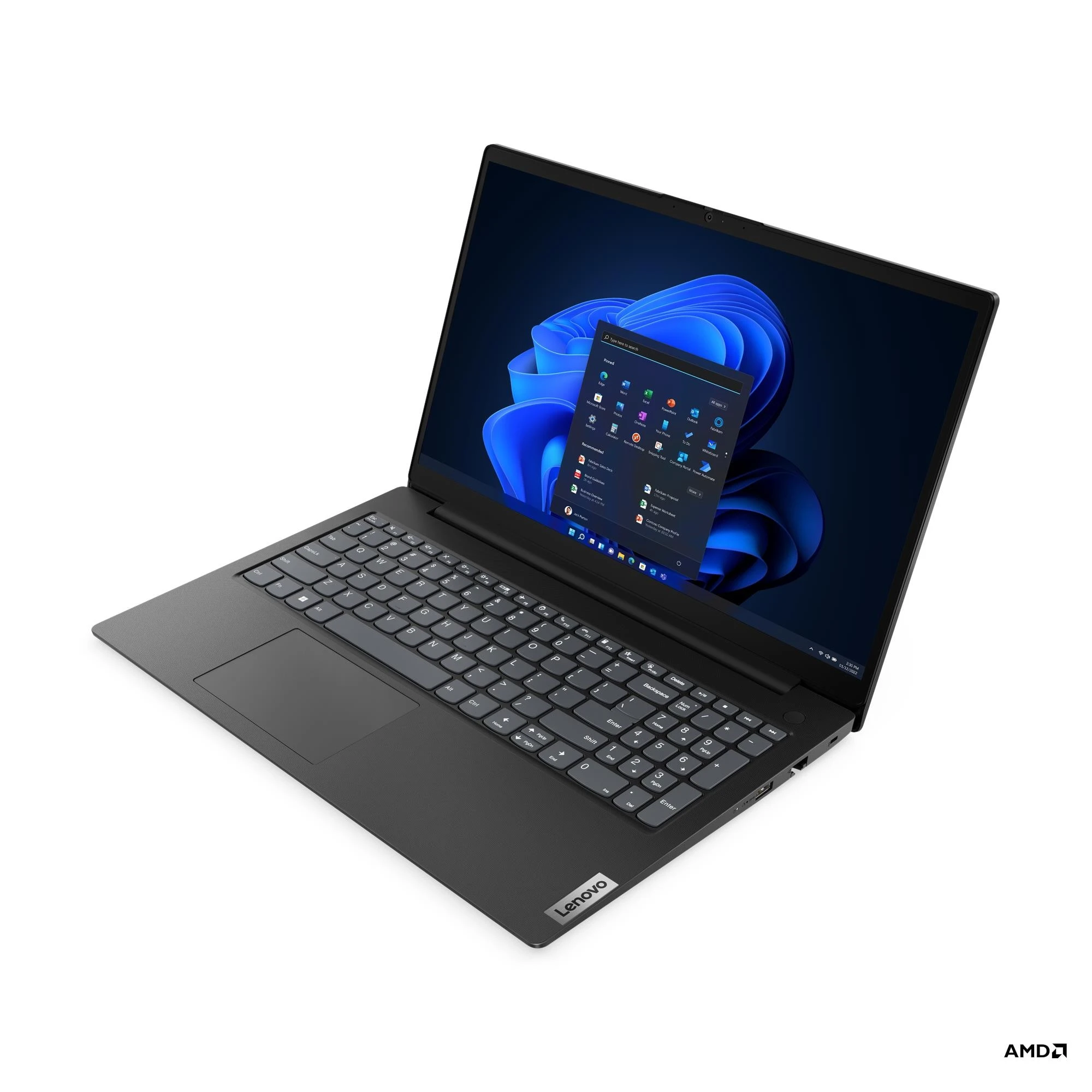 Ноутбук Lenovo V G4 AMN Ryzen 5 SSD Win11, AMD Ryzen 5 7520U, 16 ГБ, 512 ГБ, 15" — 2