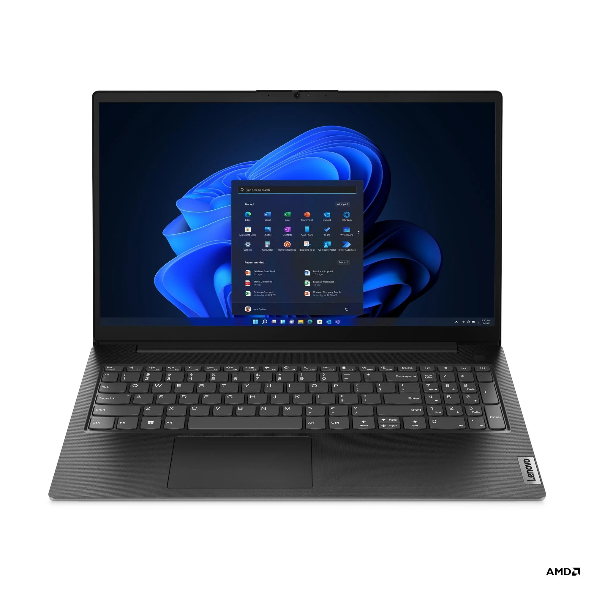 Ноутбук Lenovo V G4 AMN Ryzen 5 SSD Win11, AMD Ryzen 5 7520U, 16 ГБ, 512 ГБ, 15" — 3