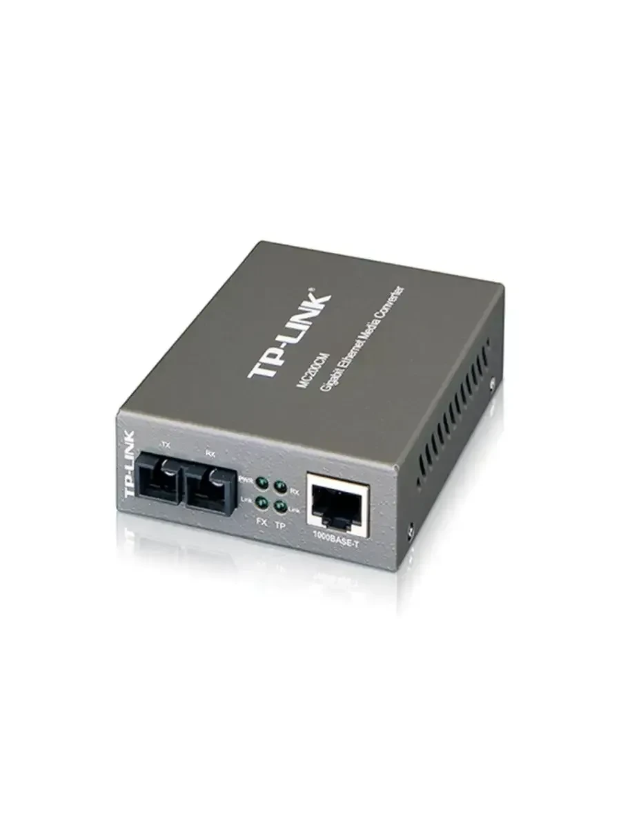 Медиаконвертер GbE TP-Link MC200CM, 550m, MM