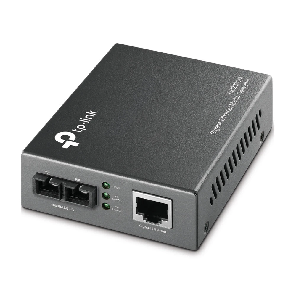 Медиаконвертер GbE TP-Link MC200CM, 550m, MM — 2
