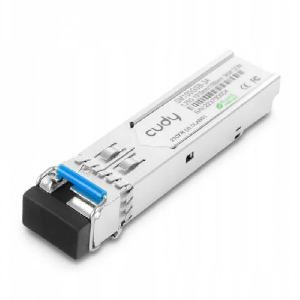 Транссивер CUDY SM100GSB-3A WDM, 1.25G, 3км — 2
