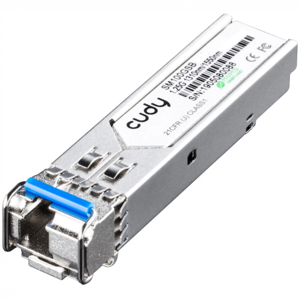 Транссивер CUDY SM100GSB-40A WDM, 1.25G, 40км — 2