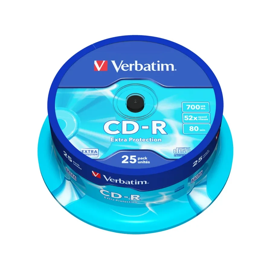 Диск CD-R Verbatim, 700MB, 52x, 25 шт — 3