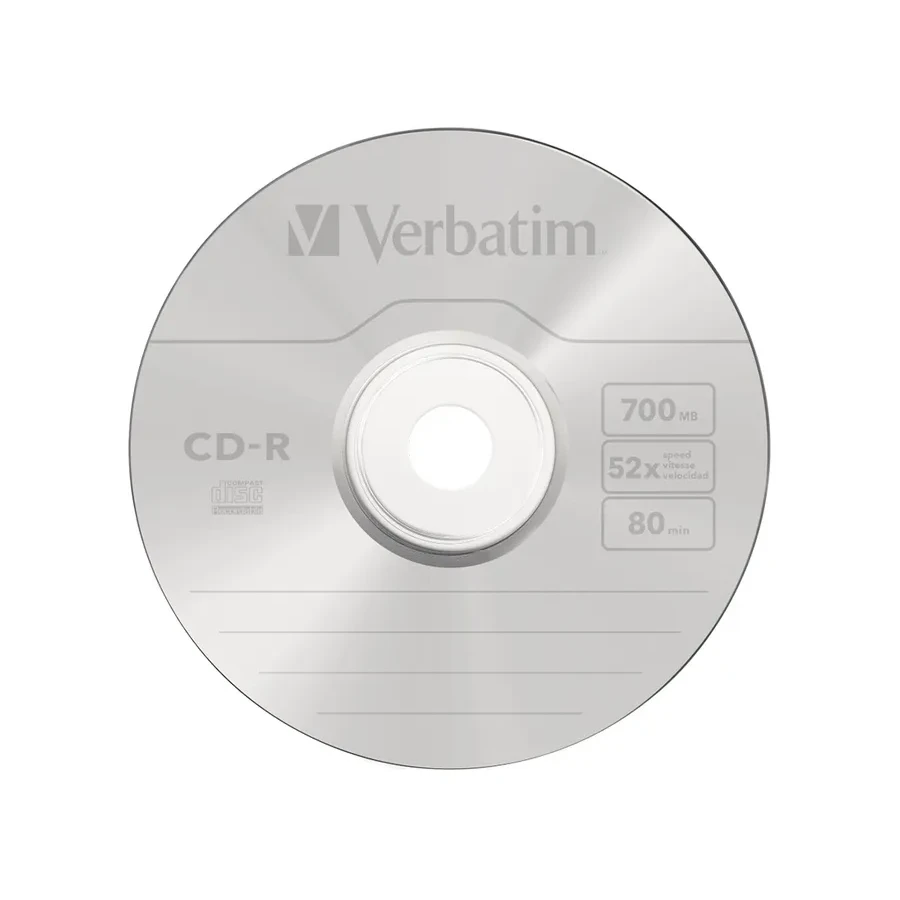 Диск CD-R Verbatim, 700MB, 52x, 25 шт — 2