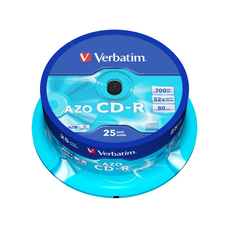 Диск CD-R Verbatim, 700MB, 52x, 25 шт — 4