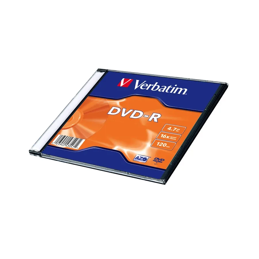 Диск DVD-R Verbatim, 4.7GB, 16x, 1 шт — 2