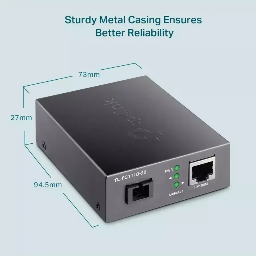 Медиаконвертер TP-Link TL-FC111B-20, 10/100 Мбит/s — 2